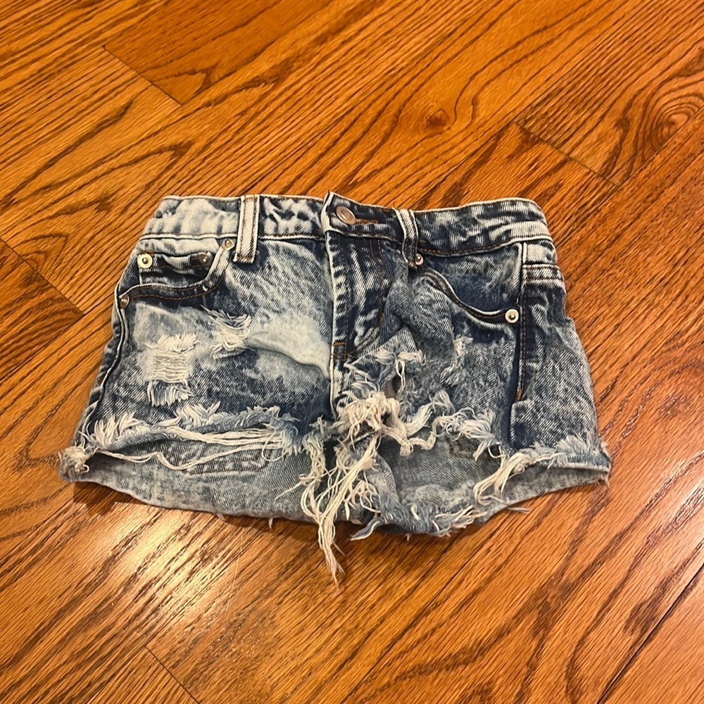 Vintage Havana Girl’s Ripped Denim Shorts Size 8